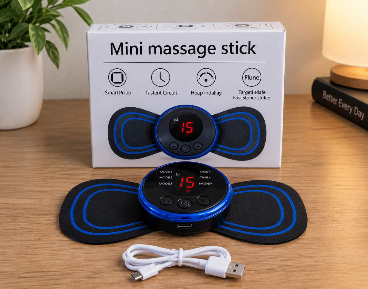 Combo Masajeador EMS para Pies + Mini Masajeador